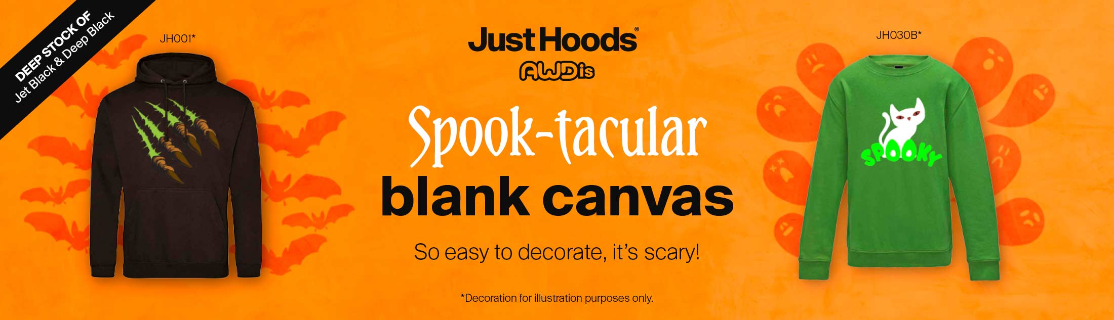 Get spooky with Just Hoods!